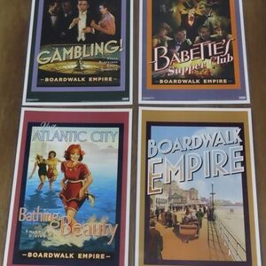 Boardwalk Empire Atlantic City Poster Set